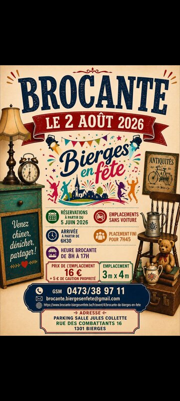  Brocante Bierges Fête