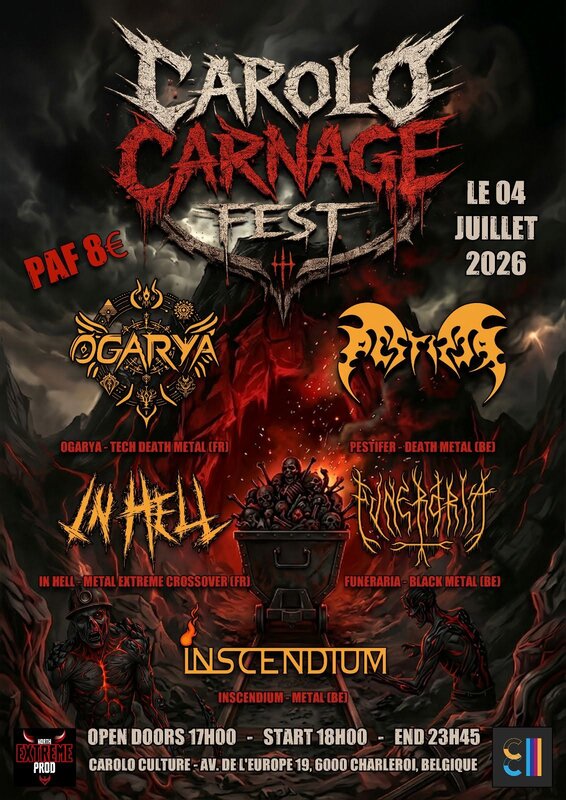 Concerts Carolo Carnage Fest