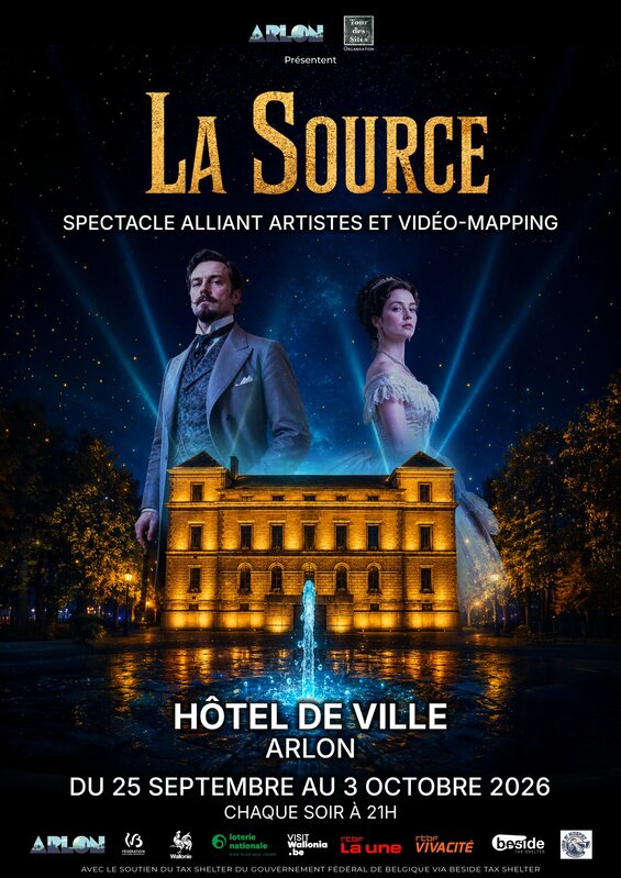 Spectacles La source spectacle monumental alliant artistes vidéo-mapping