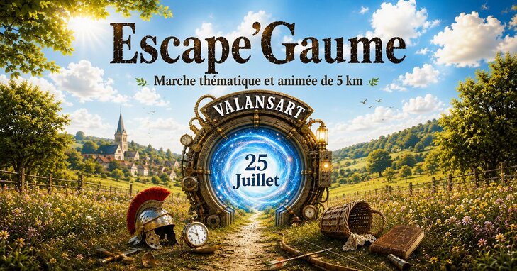 Loisirs Escap  Gaume - Marche animée