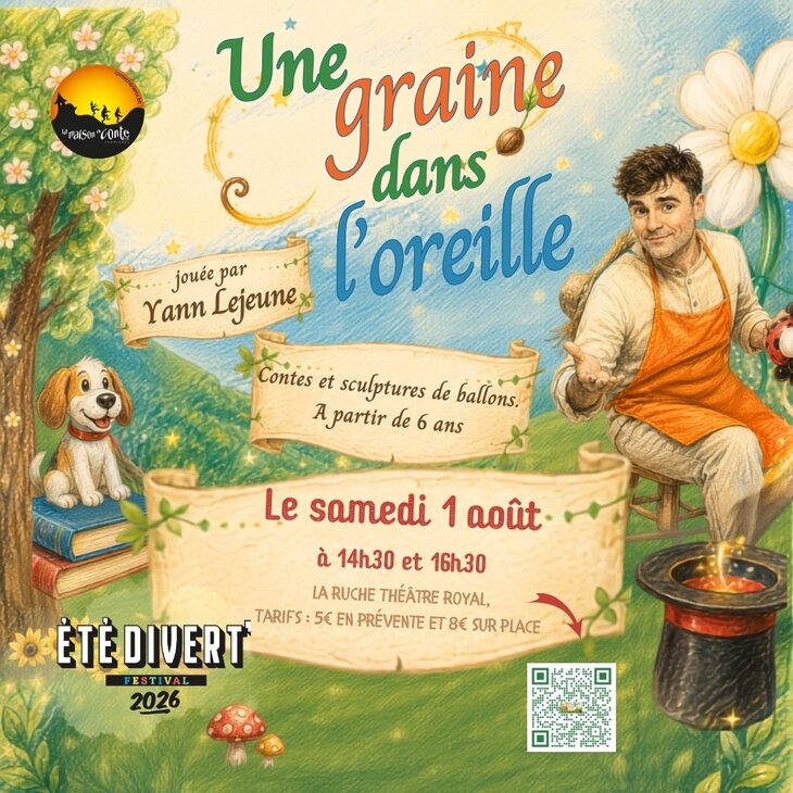 Spectacles Spectacle pour enfants : graine dans l oreille
