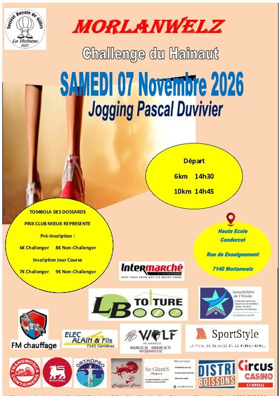 Loisirs Jogging Pascal Duvivier