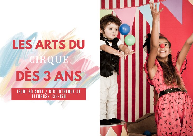 Stages,cours Les arts cirque la Bibliothèque Fleurus