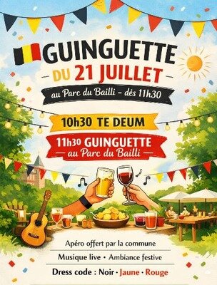 Loisirs Festivités 21 juillet: après-midi guinguette Parc Bailli