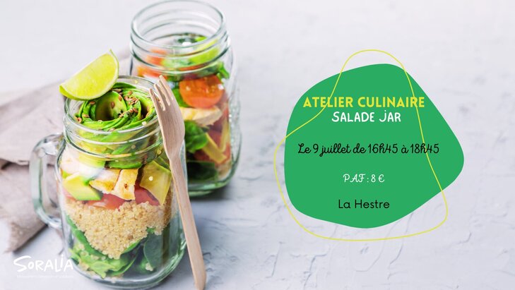 Stages,cours Atelier Salade Jar