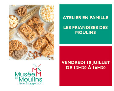 Stages,cours Atelier famille : friandises moulins