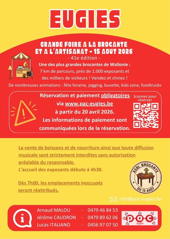  Grande Foire la Brocante à l Artisanat