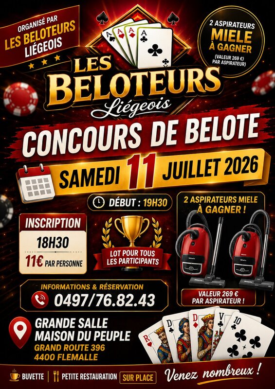 Loisirs Concours belote