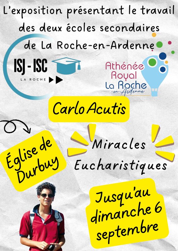 Expositions Exposition miracles eucharistique Carlo Acutis
