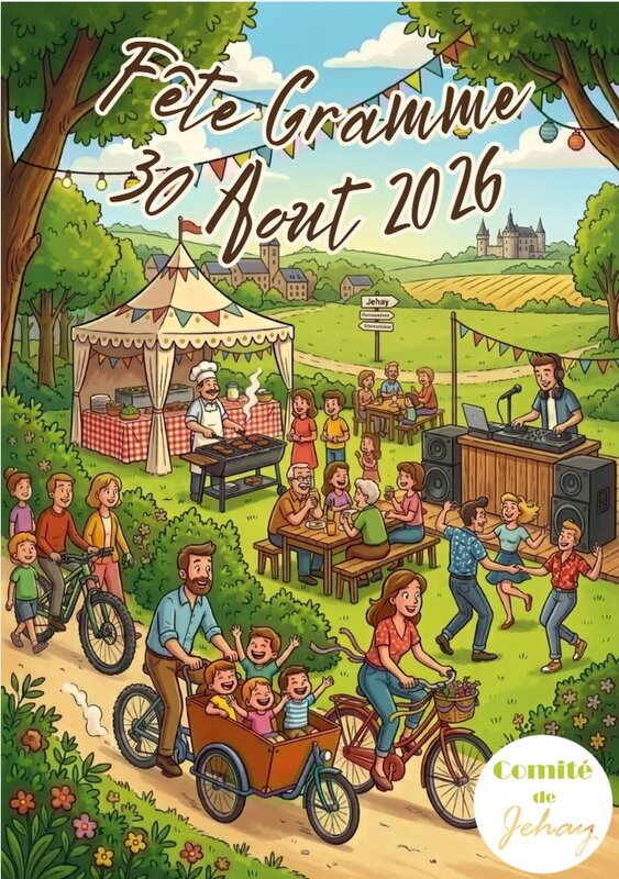Loisirs Comité Jehay - Fête Gramme - Balades vélo