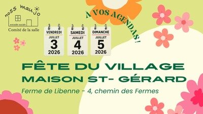 Loisirs Fête Village - Maison Saint-Gérard