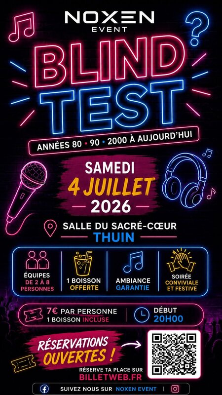 Soirées Blind test