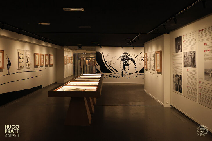 Expositions Exposition  Hugo Pratt, Géographies imaginaires 