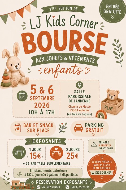 Loisirs Bourse Jouets Vêtements enfants