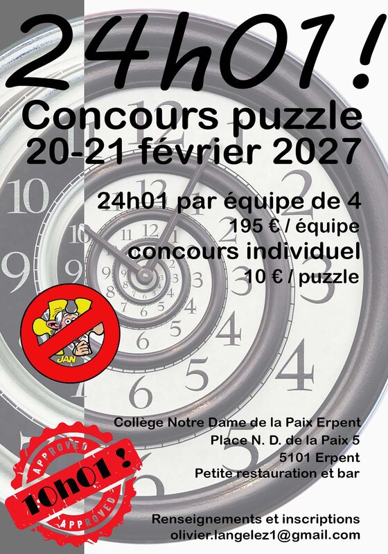 Loisirs Concours puzzle 24h01