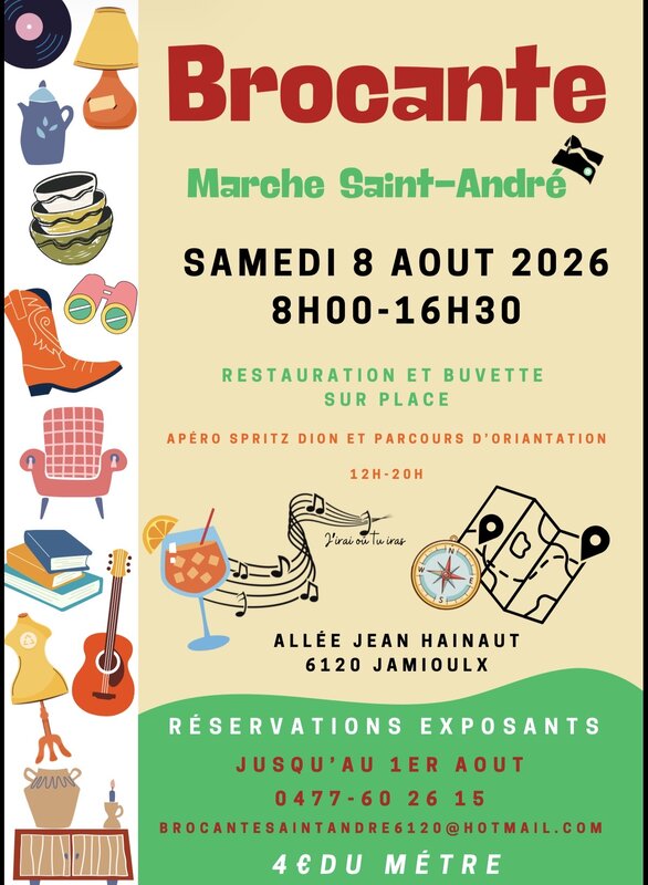  Brocante marche saint André