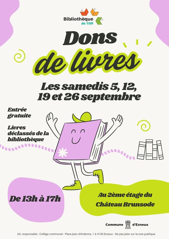 Loisirs Dons livres