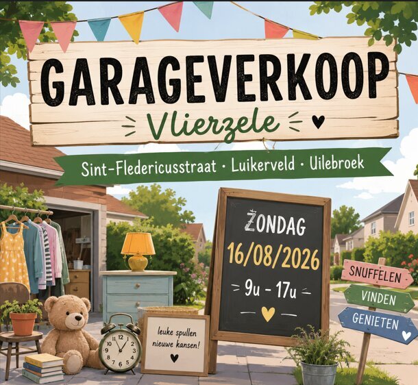 2e garageverkoop Vlierzele