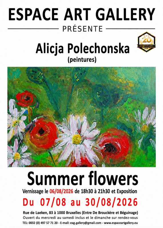 Expositions Alicja Polechonska - Summer Flowers