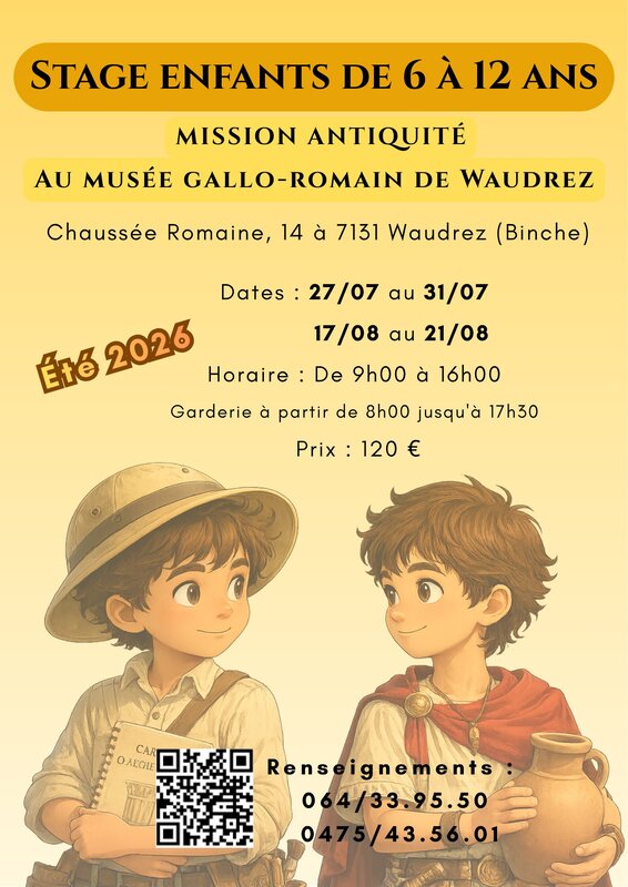 Stages,cours Mission antique