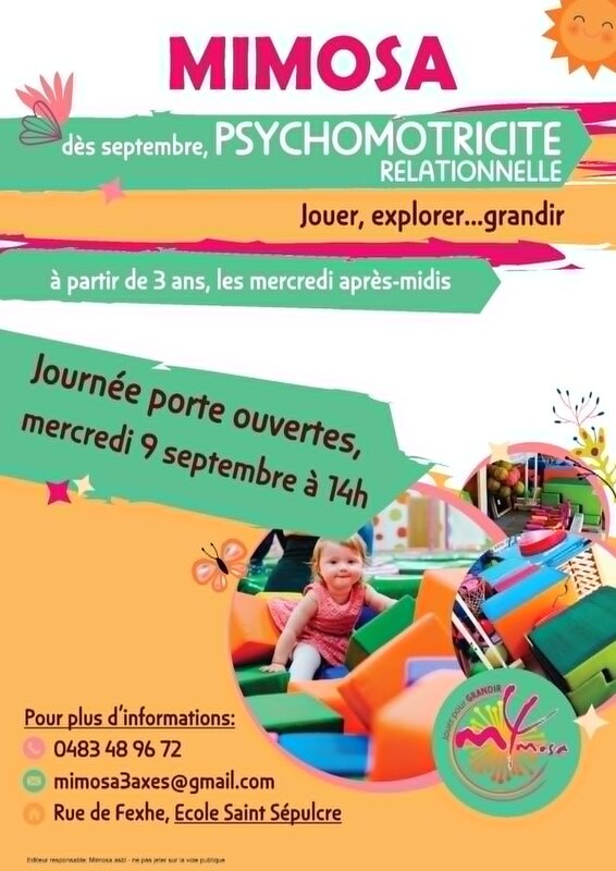 Stages,cours Mimosa - psychomotricité fleurs