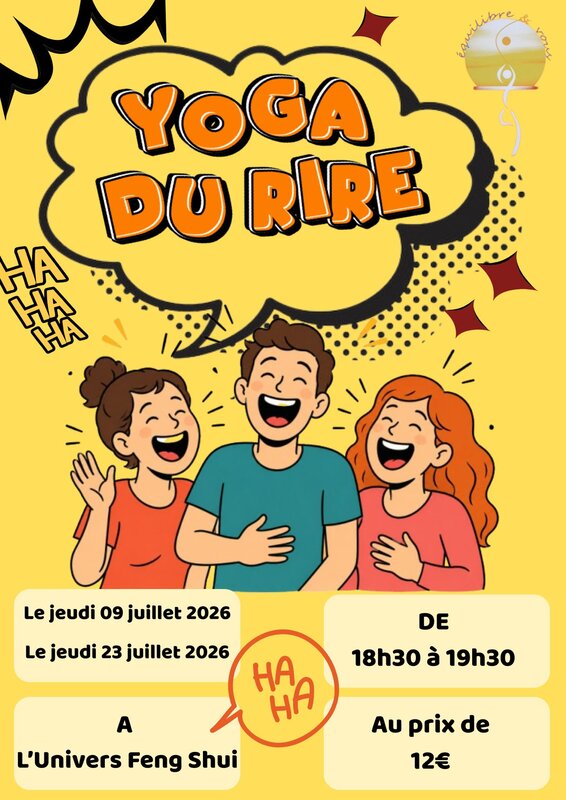 Stages,cours Yoga rire