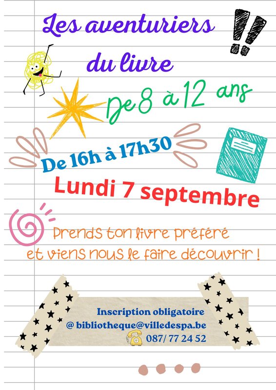 Spectacles Les aventuriers livre : cercle lecture pour enfants