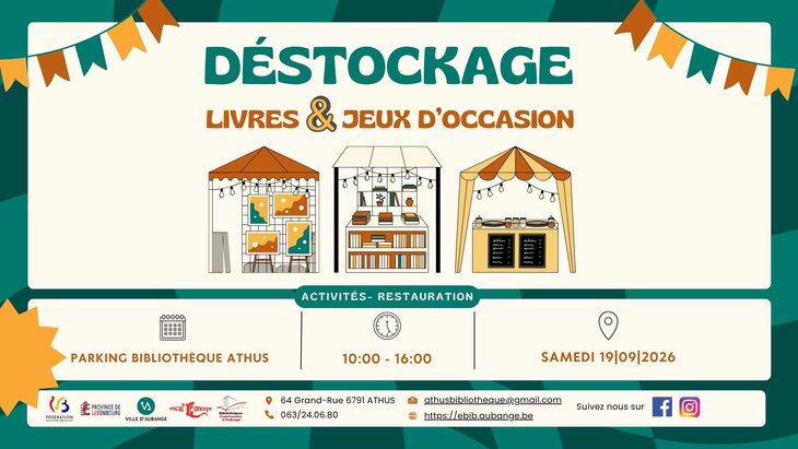 Loisirs Déstockage la bibliothèque d Athus