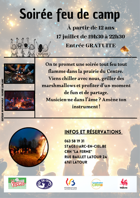 Soirées Soirée de camp