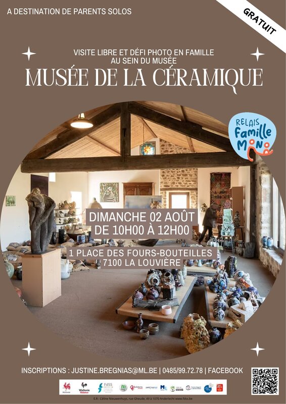 Expositions Relais Familles Mono - la découverte Keramis… appareil photo main  