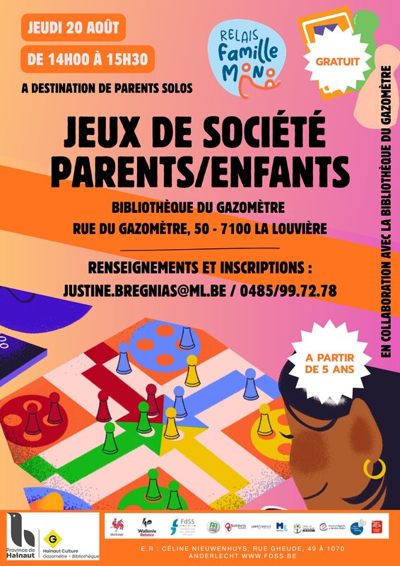 Loisirs Relais Familles Mono - Jeux société - parents /enfants ans +)