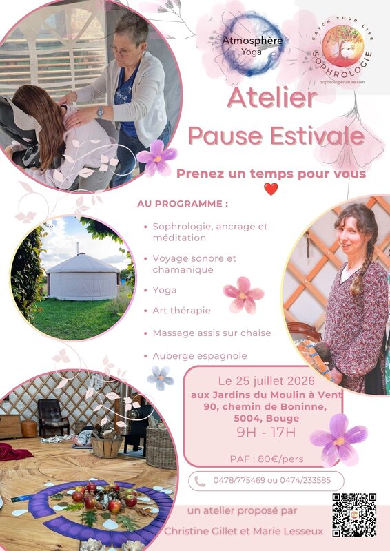 Stages,cours Atelier Pause Estivale