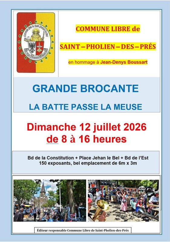  Grande brocante Batte passe Meuse