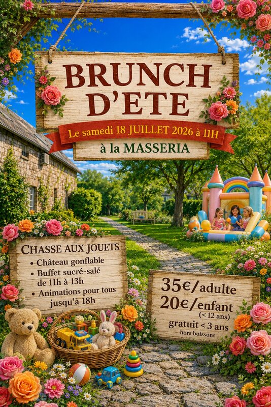 Loisirs Brunch d été la Masseria 