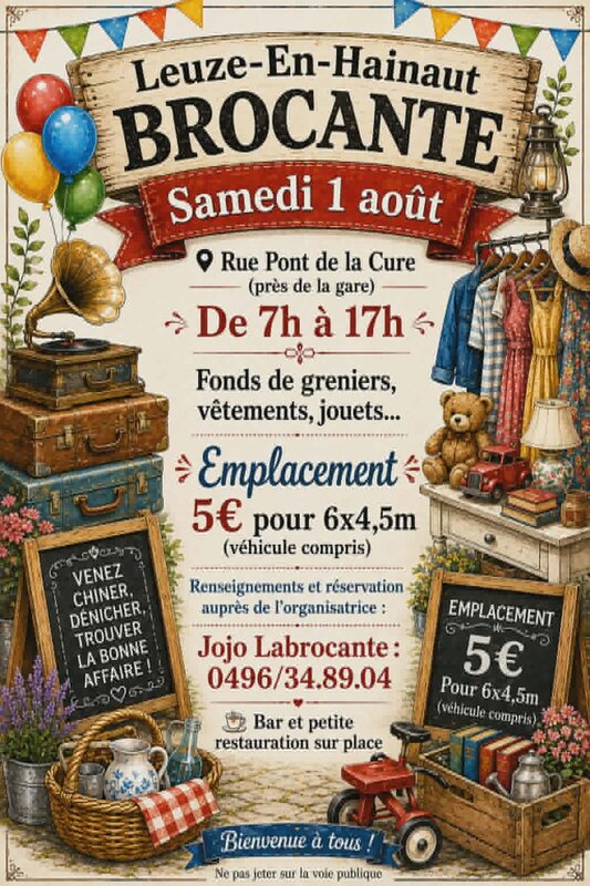  Brocante leuze-en-hainaut