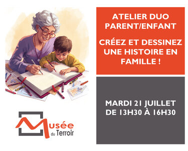 Expositions Atelier parent/enfant :créez dessinez histoire famille
