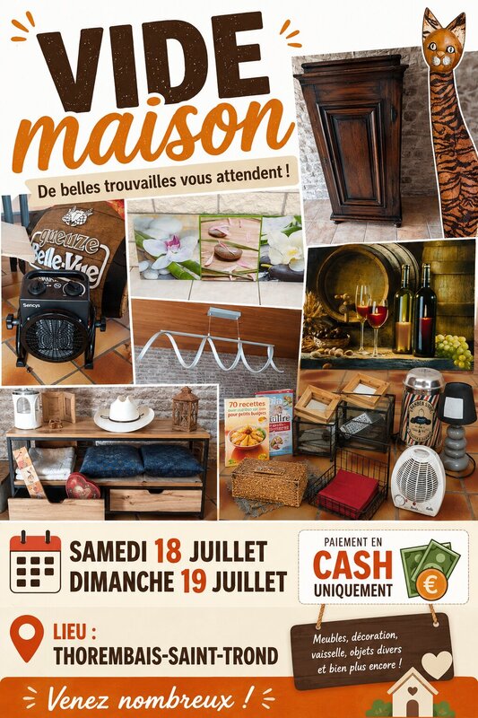  Vide maison