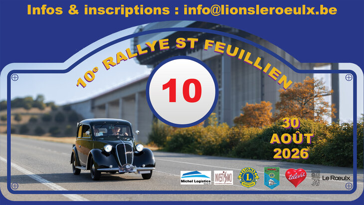 Loisirs 10è Rallye Saint-Feuillien