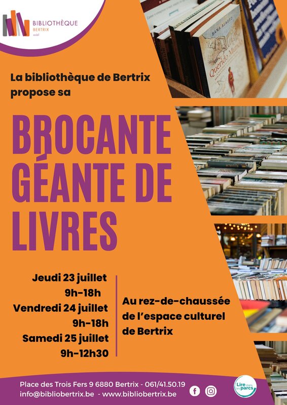  Brocante géante livres