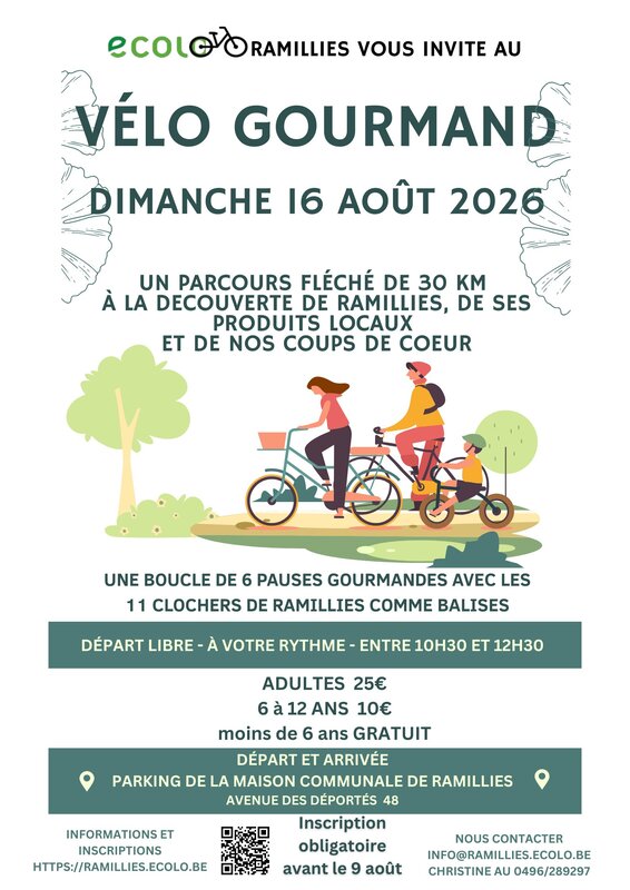 Loisirs Le Vélo Gourmand Ramillies