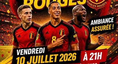 Soirées Tous Derrière Diables Rouges Pour Quart Finale : Belgique - Espagne
