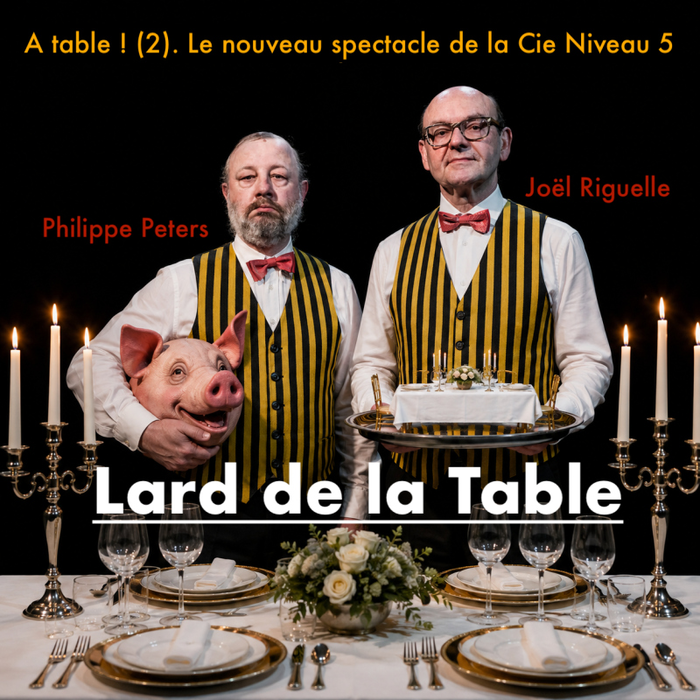 Spectacles Lard la table