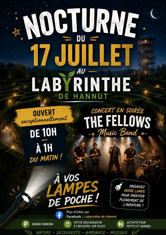Loisirs Nocturne Labyrinthe Hannut