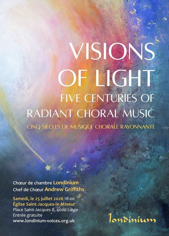 Concerts Visions lumière - Cinq siècles musique chorale rayonnante