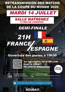 Loisirs [Coupe Monde 2026] France- Espagne