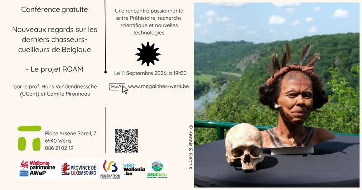 Conférences Nouveaux regards les derniers chasseurs-cueilleurs Belgique - Projet Roam
