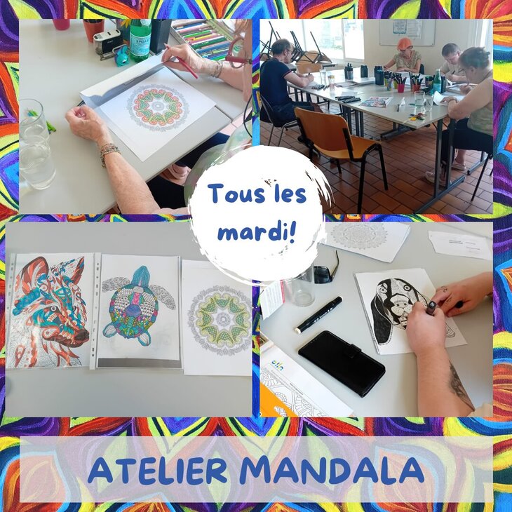 Stages,cours Atelier Mandala