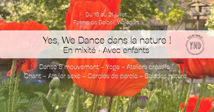 Stages,cours Yes Dance dans nature - mixité avec enfants