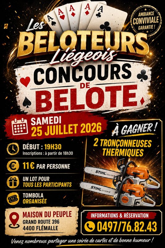 Loisirs Concours belote