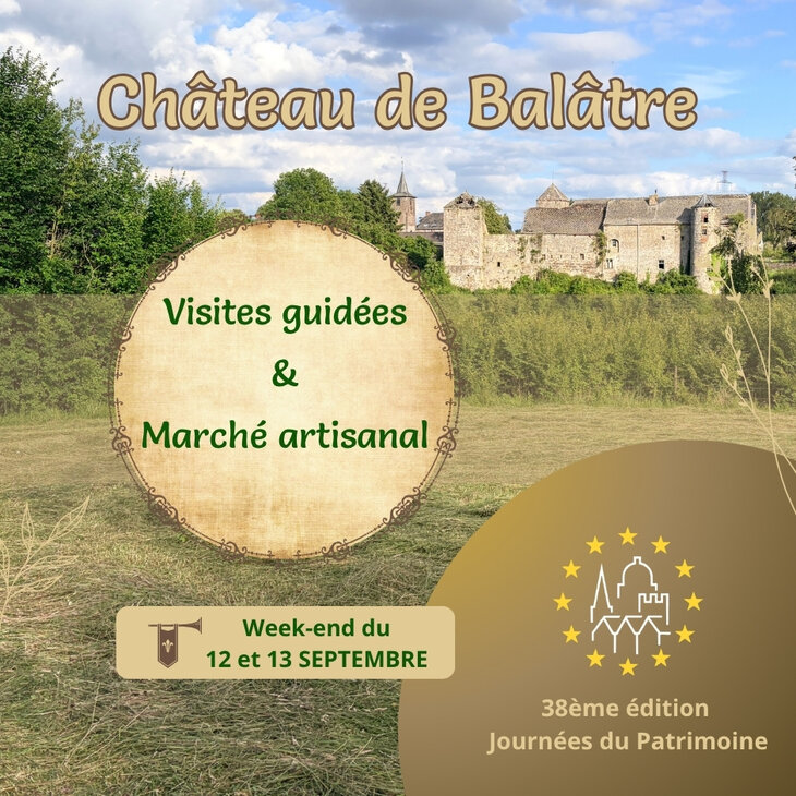 Loisirs Journées Patrimoine, marché artisanal & visites guidées château Balâtre